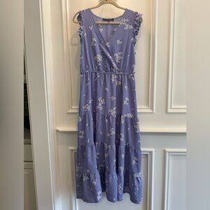 Purple Floral Dress - NWOT